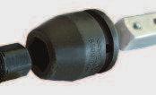 5 30 19 1380 22054 Akcesoria Gniazdo 19 mm F80053 Przyłącze prostokątne 3/4" F80054 Zapasowe haki Wzmocnione, polerowane, w zakresie Ø 10-54 mm (3/8-2.