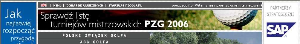 6 WWW.PZGOLF.PL Serwis www.pzgolf.