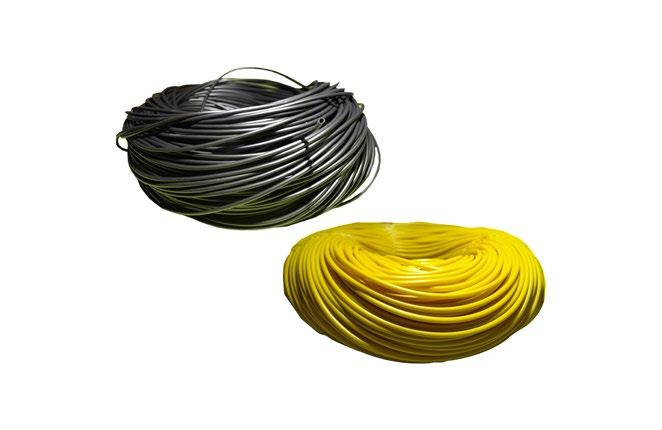 Materiały elektroizolacyjne Koszulki (węże) elektroizolacyjne z PCV - kolory dodatkowe Materiał PCV plastyfikowany Napięcie przebicia nie mniejsze niż 10 kv/mm Temperatura pracy -40 +70 ºC Kolor wg