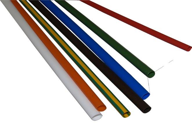 Materiały termokurczliwe Koszulki termokurczliwe typu TCR Materiał poliolefina sieciowana Zalecana temperatura obkurczania 100 125 ºC Temperatura pracy -40 +125 ºC Współczynnik skurczu 2:1; 4:1 dla