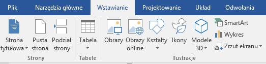 3. Wstawianie grafiki użyj: opcji przeciągania i upuszczania lub funkcji kopiuj, wklej lub narzędzia: "Wstawianie" "Obrazy" "Wstaw". 4.