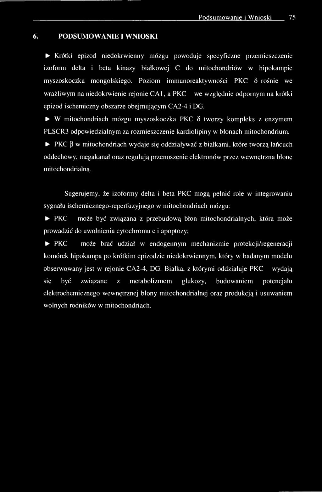 Podsumowanie i Wnioski 75 6.