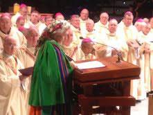 Rose is a color seldom seen, used at most two days a year. Today, Gaudete Sunday, is one of those days.