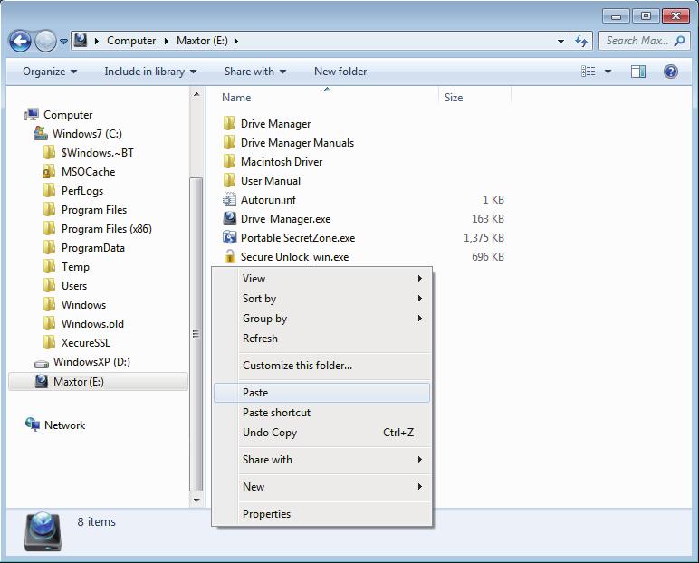 Z okna Eksploratora Windows: Kliknij na Lokalny Dysk C Z menu z prawej strony: Kliknij Prawym Przyciskiem Myszy na folder Temp Kliknij Kopiuj Rysunek 10.