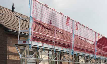 Platforma robocza (MTB) z dodatkowym zabezpieczeniem krawędzi dachu MTB może być używane wraz z dodatkowym zabezpieczniem krawędzi dachów spadzistych i płaskich.