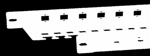 6a STP 1 x RJ45 w pełni ekranowane Blacha stalowa Kontakty