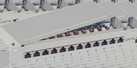 Panel 10'' 1U F0 1 x ST 69184 Panel 10'' 1U F0 8 x SC simplex
