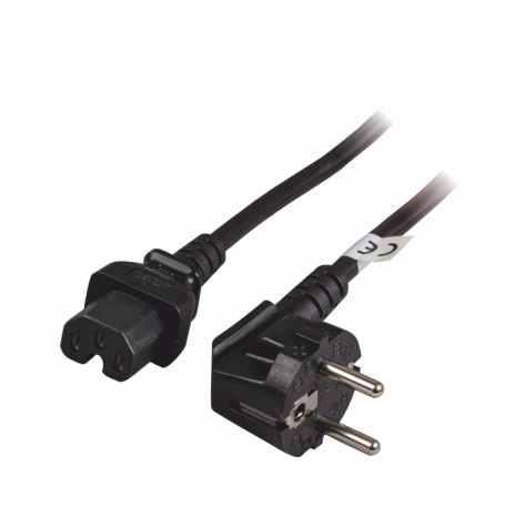 03 SZAFY TELEINFORMATYCZNE Kabel zasilający Schuko 90 - C15 180 Wtyczka Schuko