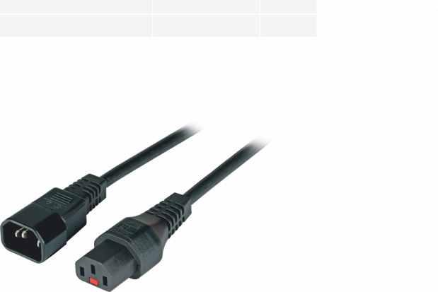 KABLE ZASILAJĄCE Lock IEC Unikalne kable zasilające ze złączem żeńskim IEC C13/C19 IEC-Lock Jak to działa: Wciśnij