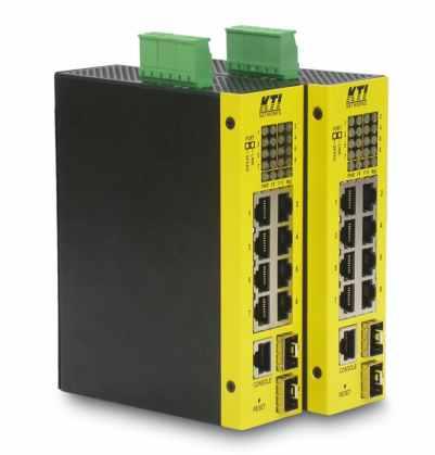 PRZEMYSŁOWE PRZEŁĄCZNIKI FAST I GIGABIT ETHERNET z PoE+ 6 portowy przełącznik Fast Ethernet z PoE+ 5 portów 10/100Base-T, 1 port 100Base-FX (w tym 1 Combo) Budżet PoE: maks. 30W na port, maks.