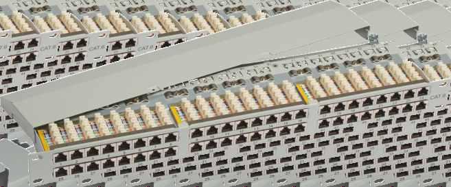 Panel kat. 6 FTP 50MHz 4 porty RJ45 do stosowania w systemach okablowania strukturalnego. Dla przewodów AWG-AWG4. Posiada uziemienie. Kolor 37667.1 Panel 4xRJ45 Kat.6 / klasa E, 1U szary 37667SW.