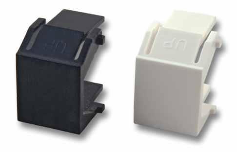 -100 Zaślepka RJ45 czarny Adapter keystone do gniazd FO Adapter dla modułów Keystone ST Dla wszystkich