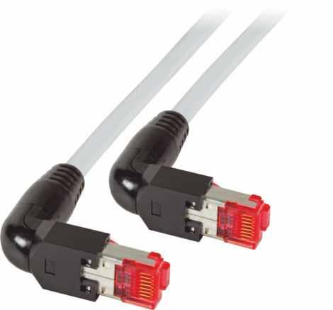 Konstrukcja 4 x x AWG7 / 7, powłoka zewnętrzna PiMF LSZH Ø = 6, mm, wykonane wg standardu TIA / EIA 568B, IEC6033-1, IEC 60754-. Wtyczka posiada zatrzask zabezpieczający przed wypięciem.