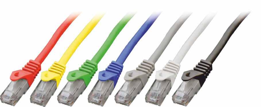 0 OKABLOWANIE MIEDZIANE Kabel krosowy kat. 6 UTP, 50 MHz, PVC Kable krosowe nieekranowane kat 6 UTP, 50 MHz,. Kable zgodne z normą: IEC 6033-1 oraz ze standardem TIA / EIA 568B.