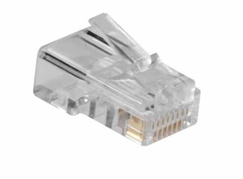 6 nieekranowany na kabel typu drut przezroczysty TD-168R Wtyk RJ45 kat.