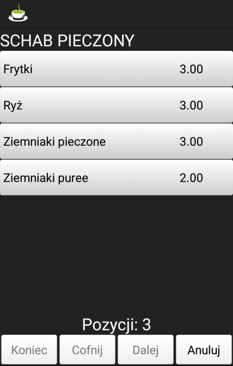 2.3. Obsługa zestawów Aplikacja Soga Mobile umożliwia zamawianie zestawów.