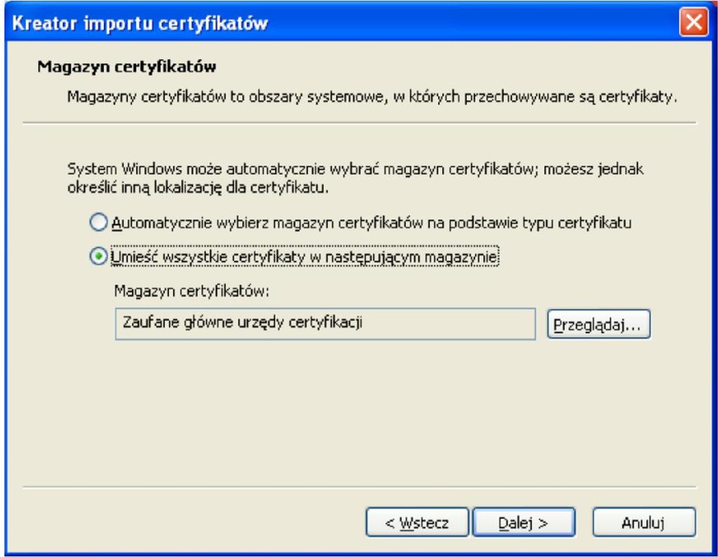 niniejszej instrukcji. Rys. 11 9. Naciśnij przycisk Dalej. 10.