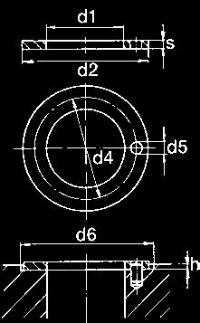 iglidur Z Podkładka oporowa iglidur Z Wymiary zgodnie z ISO 3547-1 i wymiary specjalne Struktura numeru art Z T M-26 44-15 s d2 d1 metryczny Typ Materiał Nr art.