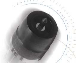 System wycinania uszczelek Klosze wycinaków są mocowane na uchwytach albo na gwint M13x1.00 ( Ø 2-10 mm ), albo nasadzane ( Ø 11-100 mm ) na stopnie uchwytów przez przekręcenie o ćwierć obrotu.