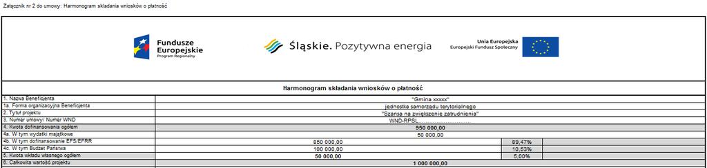 NAJCZĘŚCIEJ POPEŁNIANE BŁĘDY Beneficjent dokonał błędnego podziału wartości projektu na źródła finansowania wydatków (UE/BP/WW) oraz nie wykazał podziału % kwoty