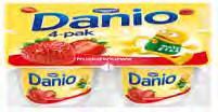 lub waniliowy Danone 4 x 140 g