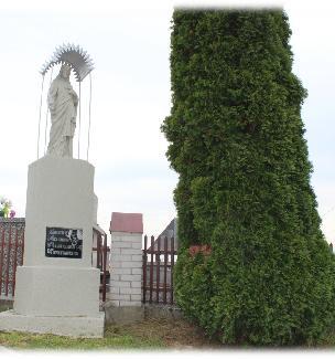 WIDNIEJE NAPIS: PANIE PRZYJMIJ NAS, OJCZE PRZYGOTUJ NAS, JEZU PRZYJM DUSZE ZMARŁYCH SPOCZYWAJĄCE