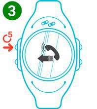 2. DZWONIENIE. Wodoodporny Zegarek GPS to również telefon, z którego można wykonywać połączenia telefoniczne na numery wcześniej dodane do Książki telefonicznej.