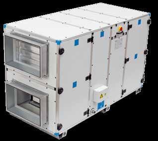 CompAir FREE Kompaktowa centrala wentylacyjna z rewersyjnym systemem chłodzenia/ogrzewania CompAir CF FREE nadaje się do energooszczędnej instalacji wentylacyjnej pomieszczeń mieszkalnych, kawiarni i