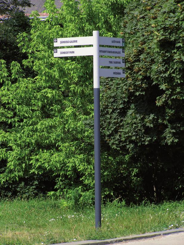 os 246 247 egero os System informacji miejskiej os oparty jest na wąskich strzałkach wymierzonych w kierunku celu, widocznych ze wszystkich stron.