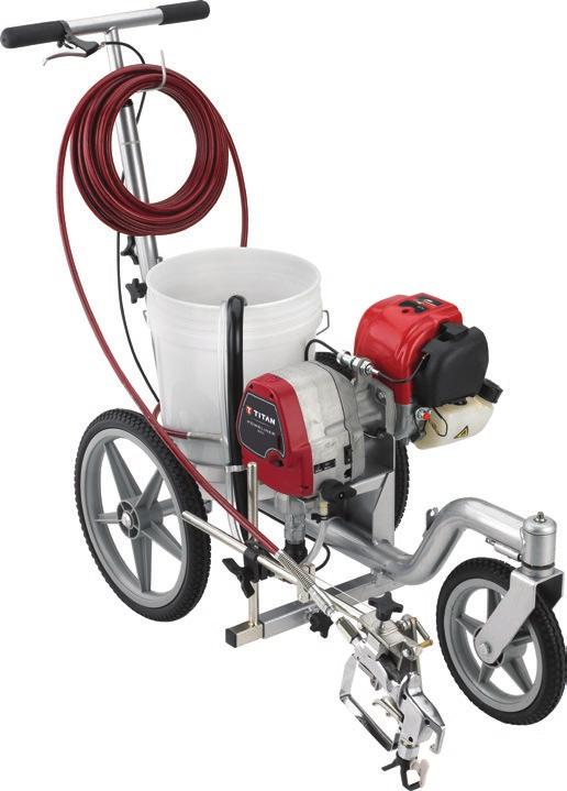 TYLKO DO PRODUKTÓW LATEKSOWYCH Kosz sprzedawany osobno. Z NAPĘDEM SPRZĘGŁOWYM POWRLINER 850 0.33 GPM (1,3 l/m) Zalecany dla lekkiej okresowej pracy na małych parkingach i boiskach sportowych.