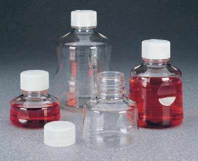 Filtrowanie podciśnieniowe może być prowadzone bezpośrednio do sterylnych butli. Uwaga: Należy używać tylko sterylnych butelek dopuszczonych do użycia w aplikacjach podciśnieniowych.