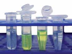 Laboratoryjne materiały zużywalne Probówki wirówkowe i reakcyjne Probówki wirówkowe, mikro, PP, niesterylne, LLG Probówki do wirówek LLG są dostępne w różnych rozmiarach o poj. 0,5 ml,,5 ml i,0 ml.