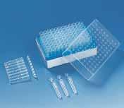 Laboratoryjne materiały zużywalne Probówki wirówkowe i reakcyjne Probówki reakcyjne, PP,. ml oraz statywy PP. Przeznaczone do badań biologicznych, np.: PCR, badania komórkowe, RIA, EIA, itd.