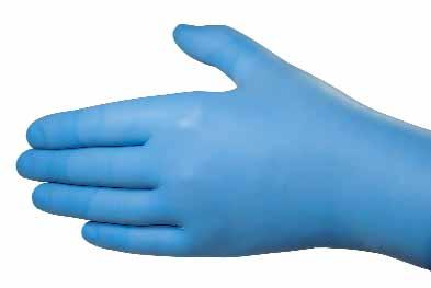 BHP Ochrona dłoni Rękawice nitrylowe, bezpudrowe, ergo, LLG EN 7 EN 7 EN 0 Wytrzymałe jednorazowe rękawice nitrylowe dla użytkowników wymagających bardzo dobrej czułości w połączeniu z wysoką
