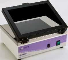 97 97 Transiluminatory UV, kompaktowe - Kompaktowa konstrukcja ( x 8 cm) - Metalowa obudowa z ramą filtra ze stali nierdzewnej i filtrem "długowiecznym" - Nowoczesna technologia, najwyższa jakość