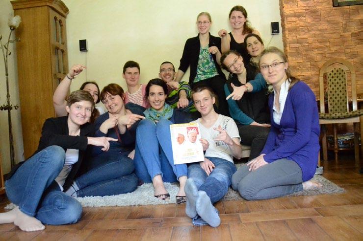 wspólnie obejrzana kanonizacja Papieży. Każdy z nas jednak z niecierpliwością czekał na moment ostatecznego podzielenia nas na grupy wyjazdowe.