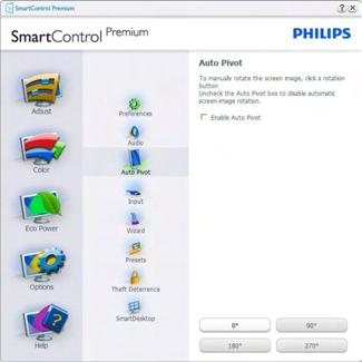 3. Optymalizacja obrazu Menu Options>Auto Pivot (Opcje>Autom. przestawianie).