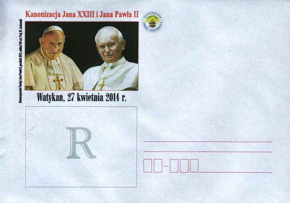 Dhx-05 2013 Dhx-06 2013 koperta wydawca Stowarzyszenie Pamięć Jana Pawła II, grudzień 2013, nakład 100