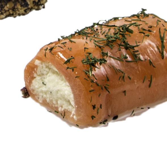 Przekaski na zimno 4,10 MIĘSO» Mini kremówka z szynką i ziołowym serkiem...» Mini vol au vent z fromage blanc i suszoną szynką...» Paluszek francuski owijany rukolą i szynką parmeńską.