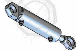 2. SIŁOWNIKI HYDRULICZNE TŁOKOWE, DWUSTRONNEGO DZIŁNI ( WCHODZĄCE W SKŁD MSZYN