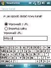 Stuknij Start > Programy > NewStation, a następnie stuknij folder