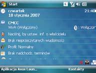 Orientacja ekranu Można ustawić dwie różne orientacje ekranu: 1. Pionowa 2.
