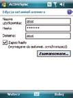 W celu zmiany dostępnych ustawień synchronizacji,