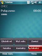 Funkcje modułu Phone pad Wyświetla stan bieżącego połączenia Naciśnij aby włączyć/wyłączyć mikrofon Naciśnij w celu uruchomienia modułu Lista kontaktów Naciśnij w celu włączenia/wyłączenia głośnika