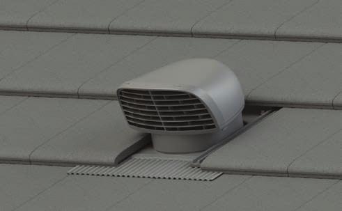 Scoop pozwala na właściwe wyprowadzenie powietrza na zewnątrz budynku z rekuperatora lub innej jednostki wentylacyjnej.