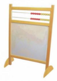 Wymiary: 1200x800x30 /mm/ Przeznaczenie: Liczydło dziesiątkowe jest pomocnym narzędziem do nauczania: -nauczania początkowego -szkoły podstawowej   Na rurkach umieszczone są zółto-czerwone kulki
