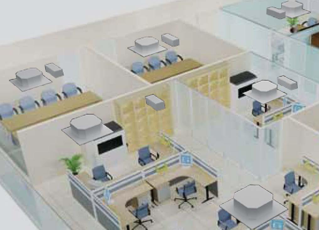 jeśli taki budynek zostanie wyposażony w 3 rurowy układ VR4+ MIDEA problem zostaje rozwiązany co gwarantuje komfort cieplny osobom pracującym i przebywającym w budynku. ydajność HP 8 0 K 25.