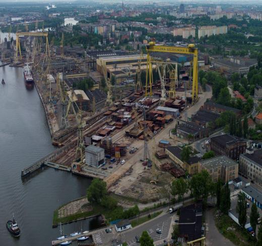 prowadzących działalność produkcyjną na rzecz gospodarki morskiej.