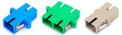SC Adaptery światłowodowe Premium One-Piece Seria adapterów Premium One-Piece o podwyższonych parametrach optycznych i mechanicznych. Adaptery zgodne są z normami PN, IEC oraz EIA/TIA.
