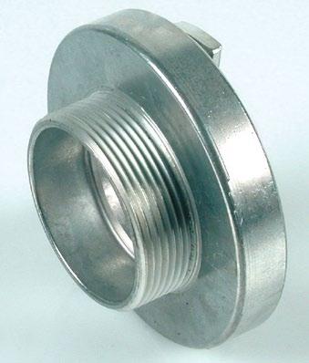 Nasada z gw. zewnętrznym 25 aluminium G 1" Nasady tłoczne lub ssawno-tłoczne (DS) z gwintem zewnętrznym służą do łączenia sprzętu zakończonego gwintem wewnętrznym z wężami tłocznymi lub ssawnymi.